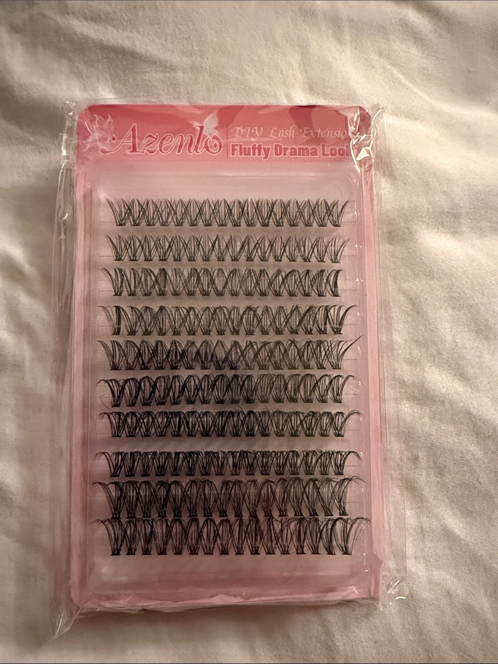 Fluffy Drama Look Individual Lash Clusters